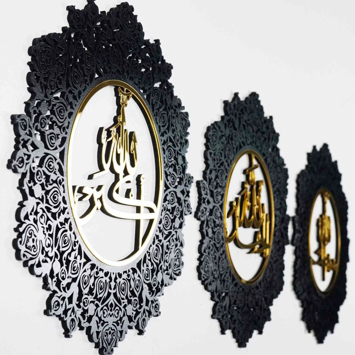 Subhanallah Allahuakbar Alhamdulillah Wooden Islamic Wall Art Decor - Image 19