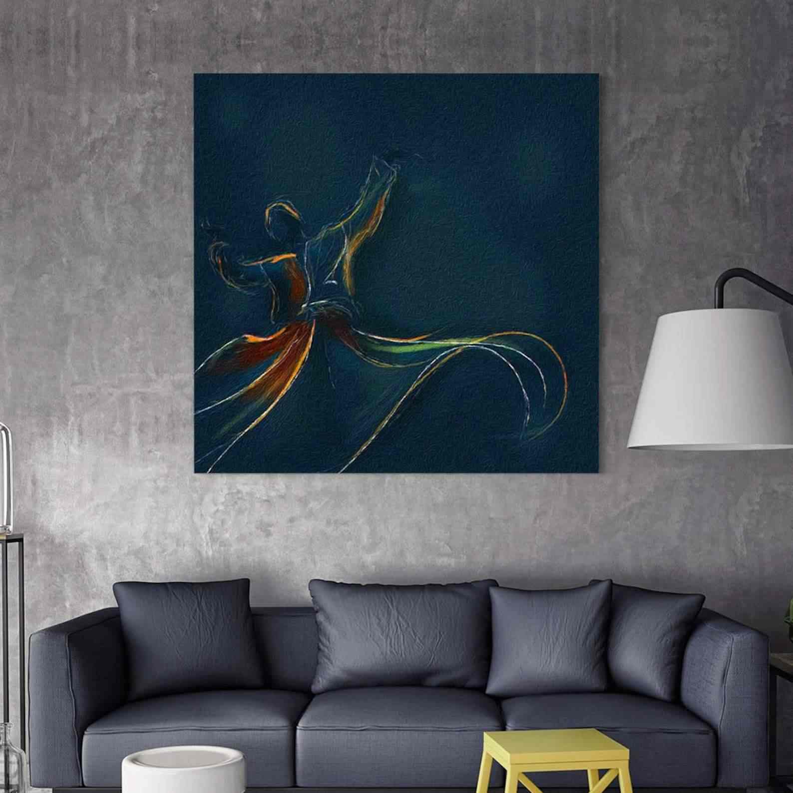 Sufi Dervish - Islamic Wall Art Canvas Printing - Image 2