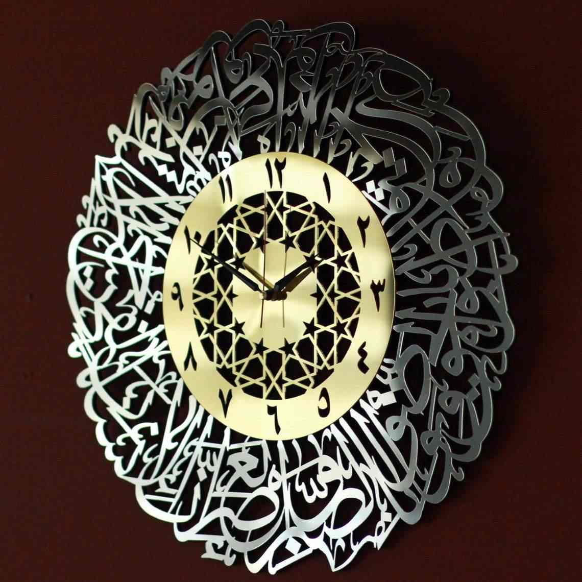 Surah Al Asr Wooden Clock | Arabic Calligraphy - Islamic Wall Art - Image 6