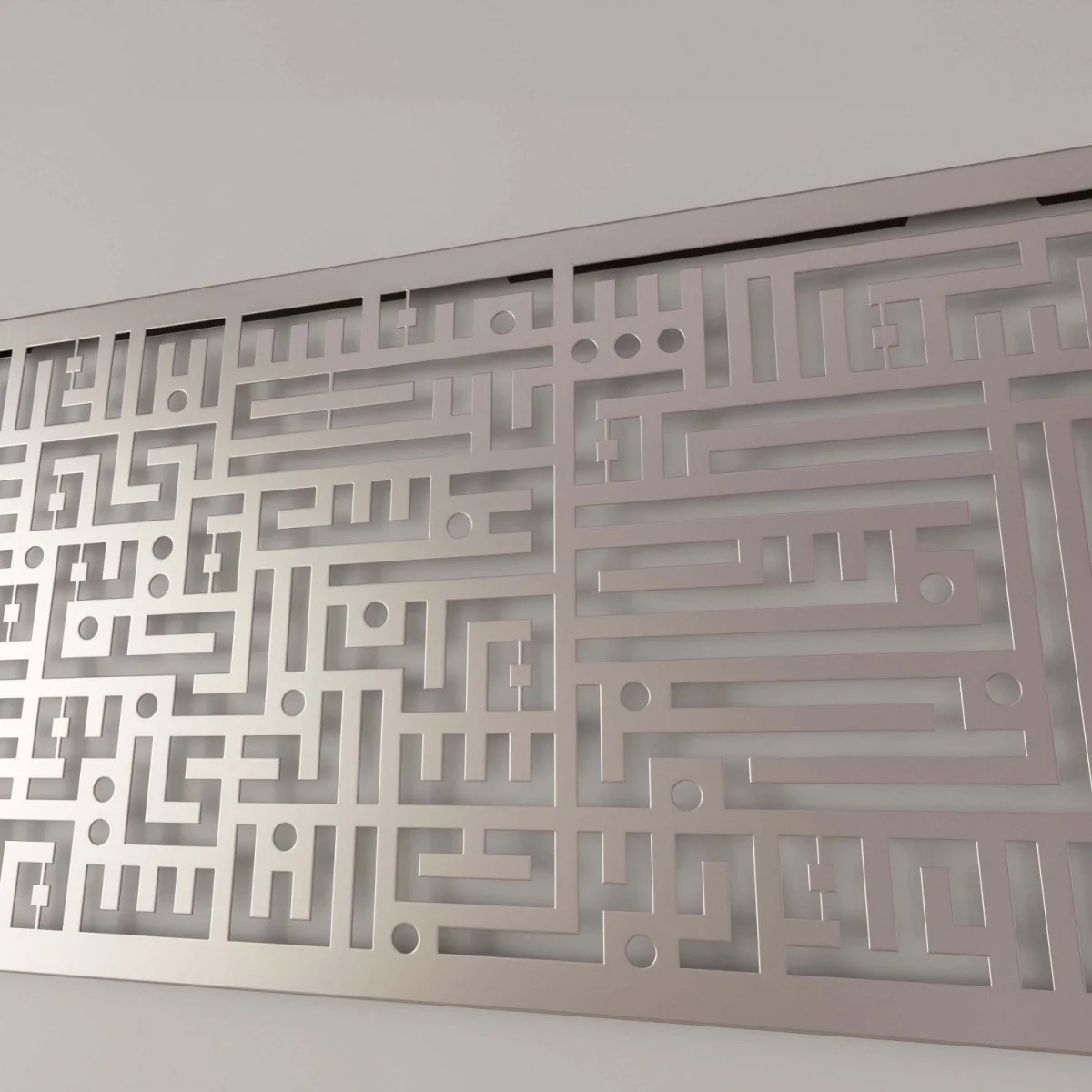 Surah An Nas - Kufic Calligraphy Decor | Horizontal Metal Islamic Wall Art - Image 16