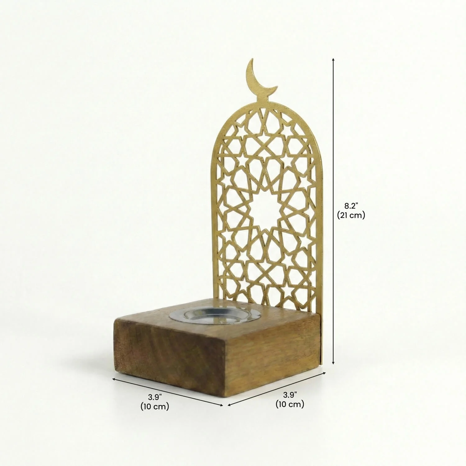Modern Tall Mabkhara – Wooden Base Bakhoor Incense Burner - Image 10