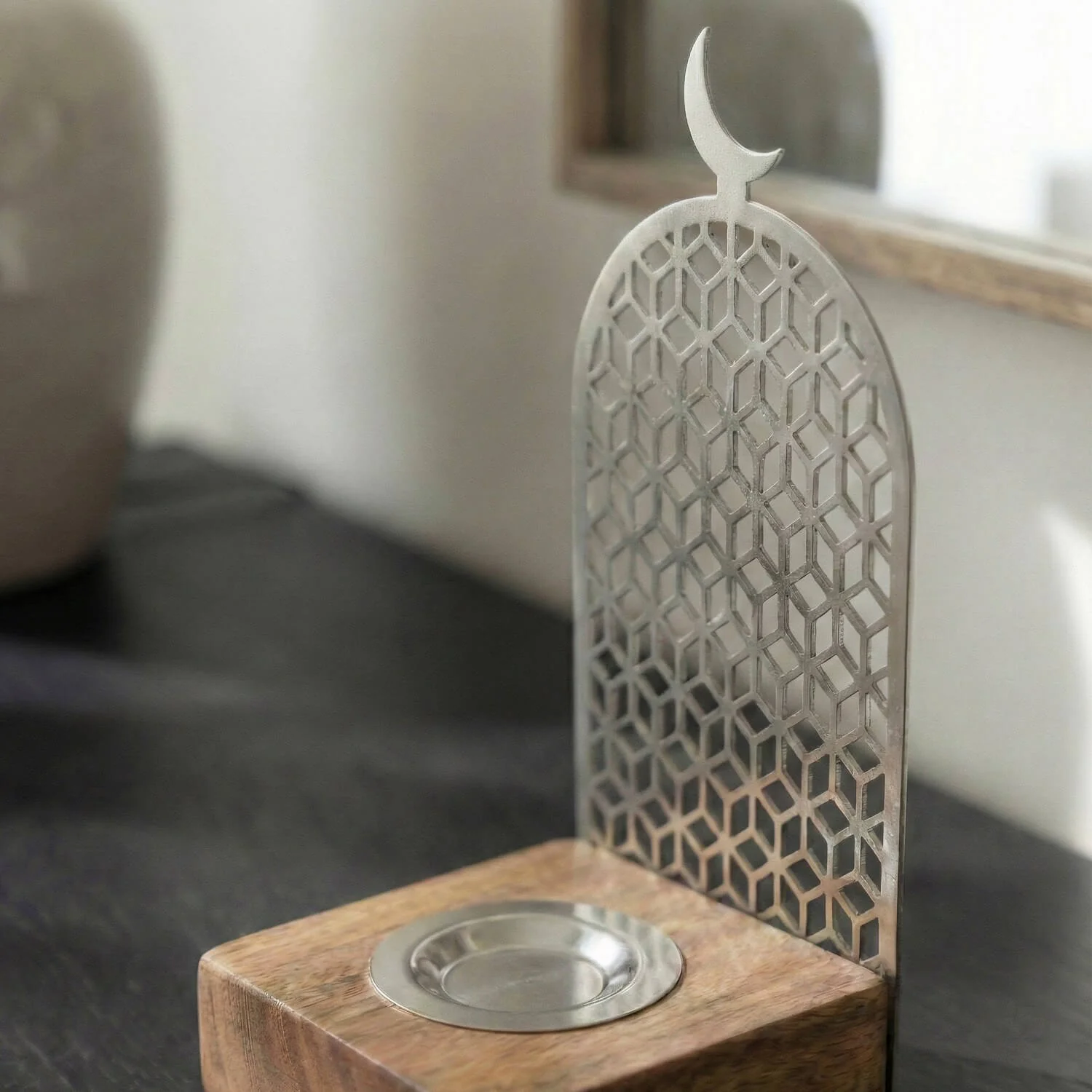Modern Wooden Base Mabkhara – Bakhoor Incense Burner - Image 22