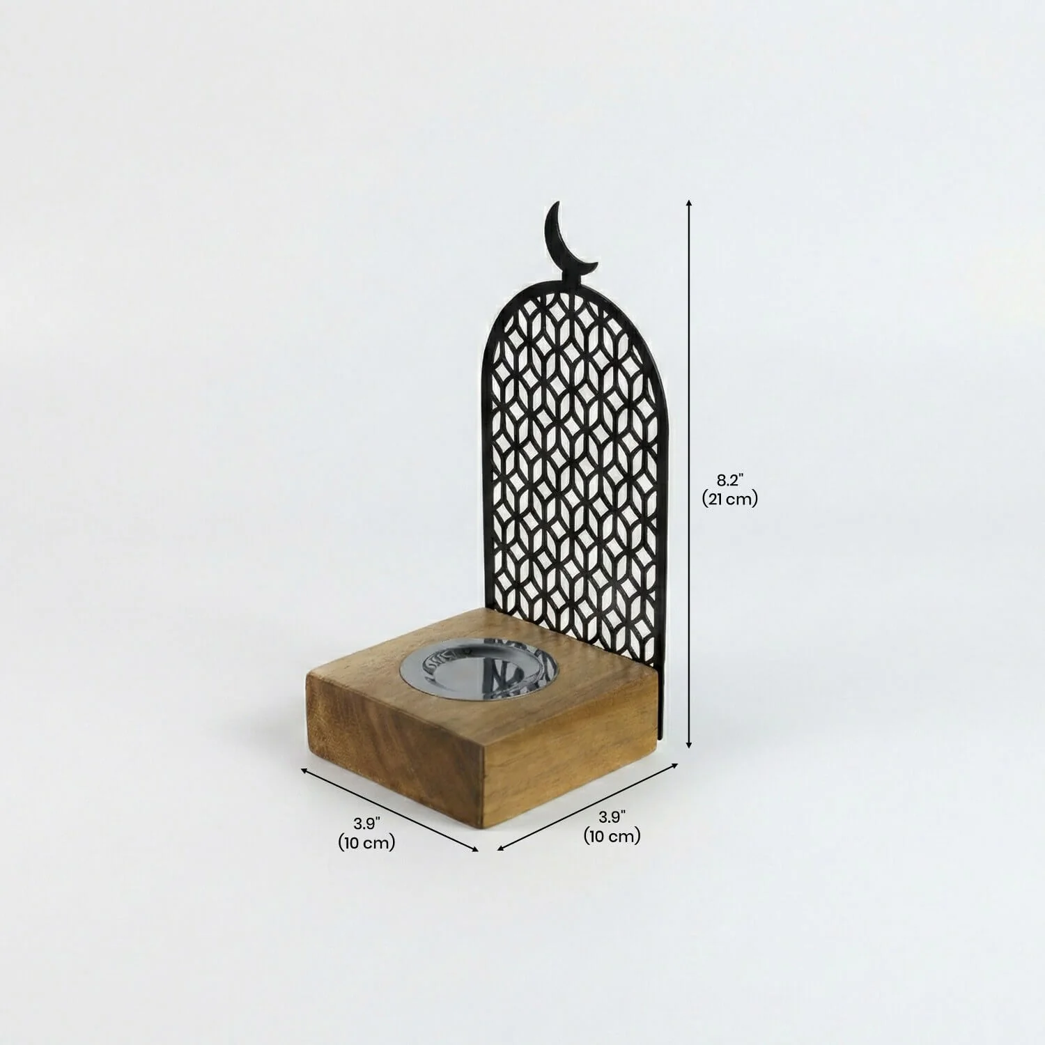Modern Wooden Base Mabkhara – Bakhoor Incense Burner - Image 7