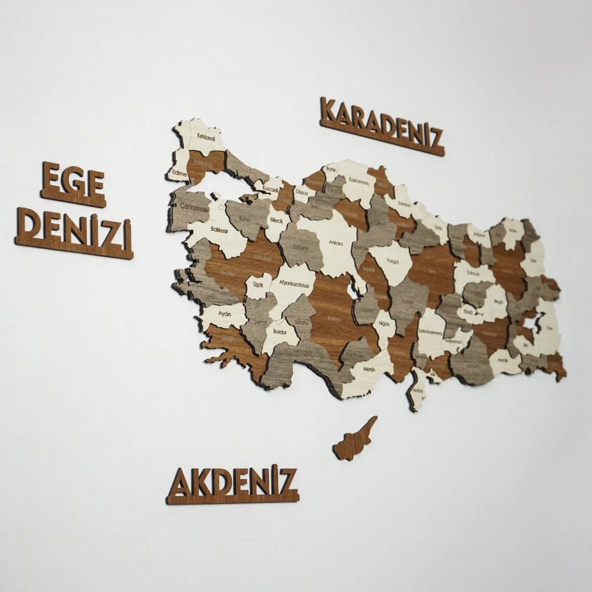 Turkiye Wooden Wall Map  - Friendship Gift for Turkish friends - Image 6
