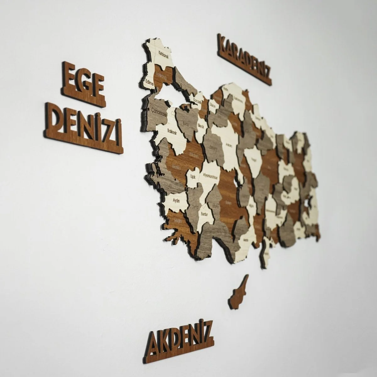 Turkiye Wooden Wall Map  - Friendship Gift for Turkish friends - Image 7