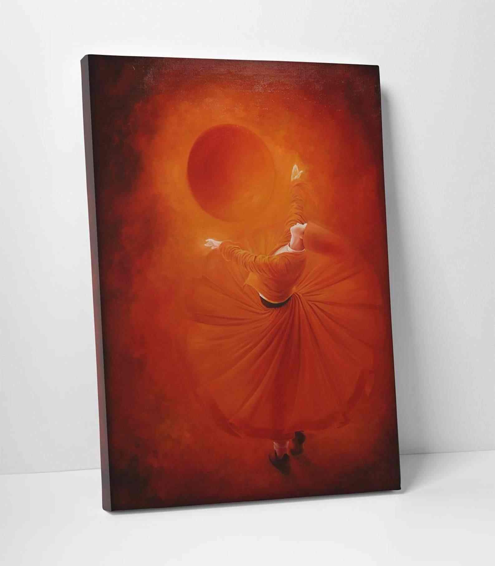 Whirling Dervish - Canvas Printing Islamic Wall Decor - Image 2