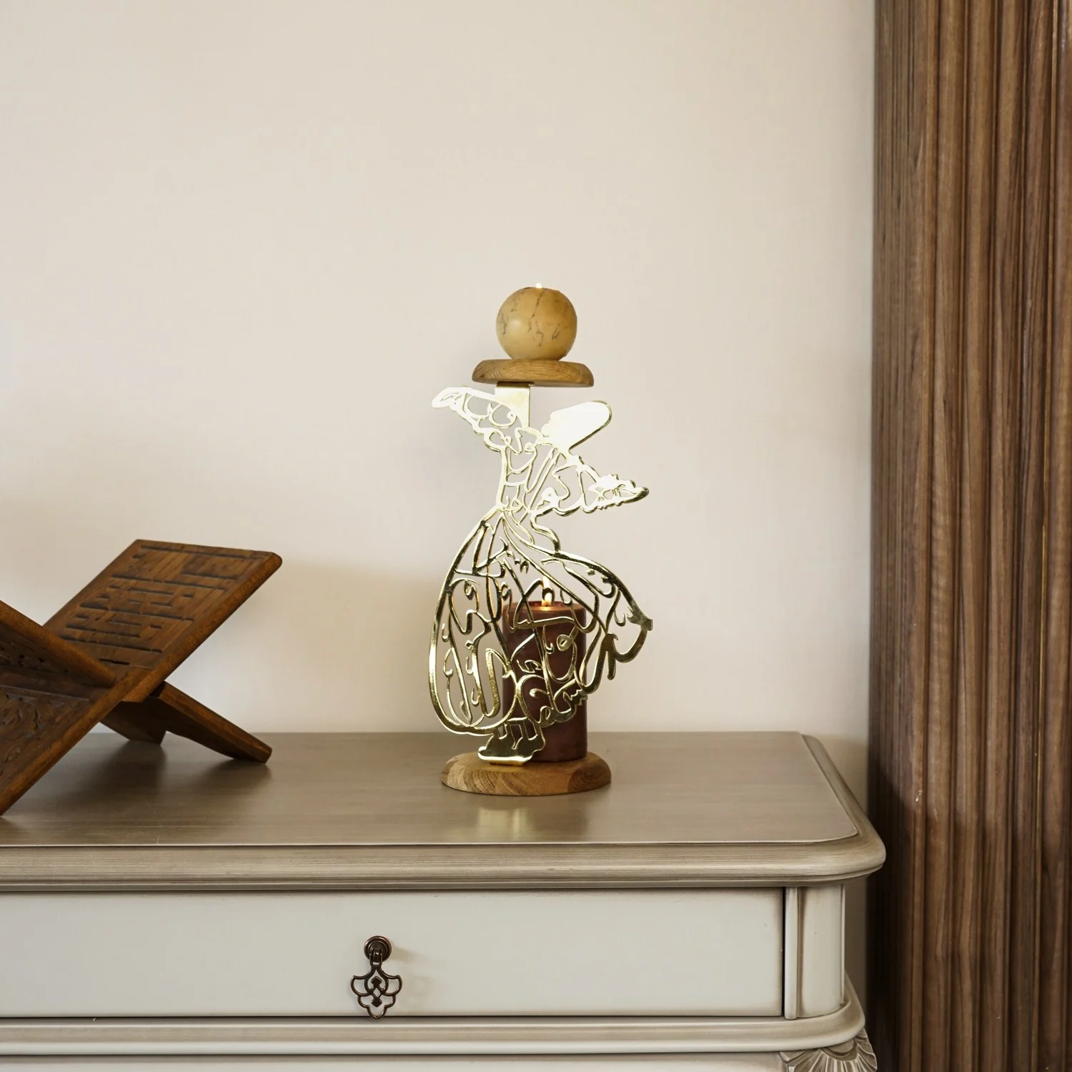 Whirling Dervish Islamic Candle Holder: Perfect Gift for Art Lovers - Image 7