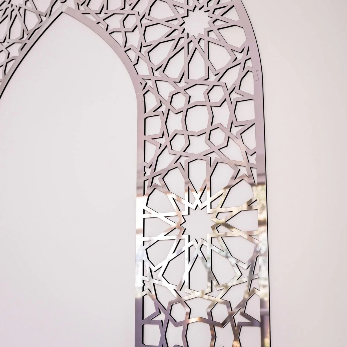 Wooden Mihrab for Your Prayer Room - Islamic Wall Art | 12-Pointed Star - Image 16