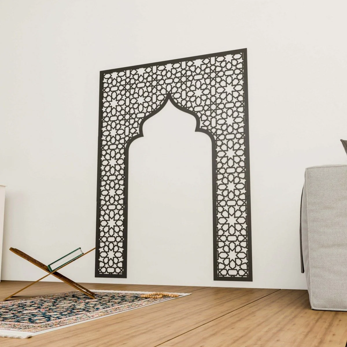 Mihrap Decor for Prayer Corners | Elegant & Timeless Design, Islamic Wall Art - Image 9